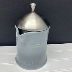 Chantal Ceramic 16 Ounce French Press Gray